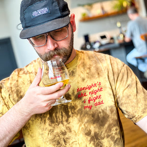 Tonight's the Night, PH x Malort [Unisex Malort Acid Washed T]