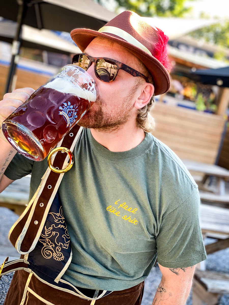 I Feel Like Shit, Bavarian Colorway [Unisex T]