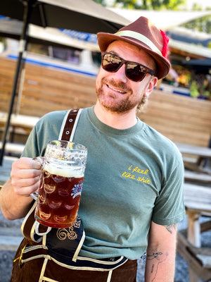 I Feel Like Shit, Bavarian Colorway [Unisex T]