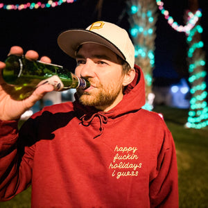 Happy Fuckin' Holidays [Unisex Pullover Hoodie]