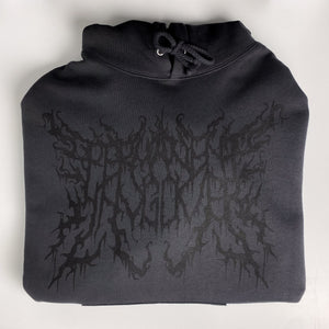 Black Metal Logo [Unisex Pullover Hoodie]