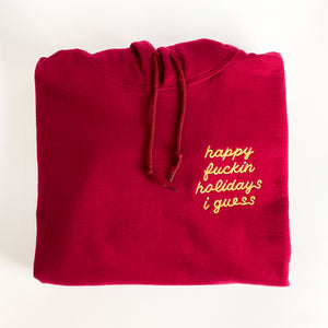 Happy Fuckin' Holidays [Unisex Pullover Hoodie]