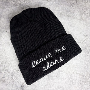 Leave Me Alone [Knit Beanie]