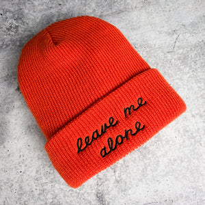 Leave Me Alone [Knit Beanie]