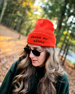 Leave Me Alone [Knit Beanie]