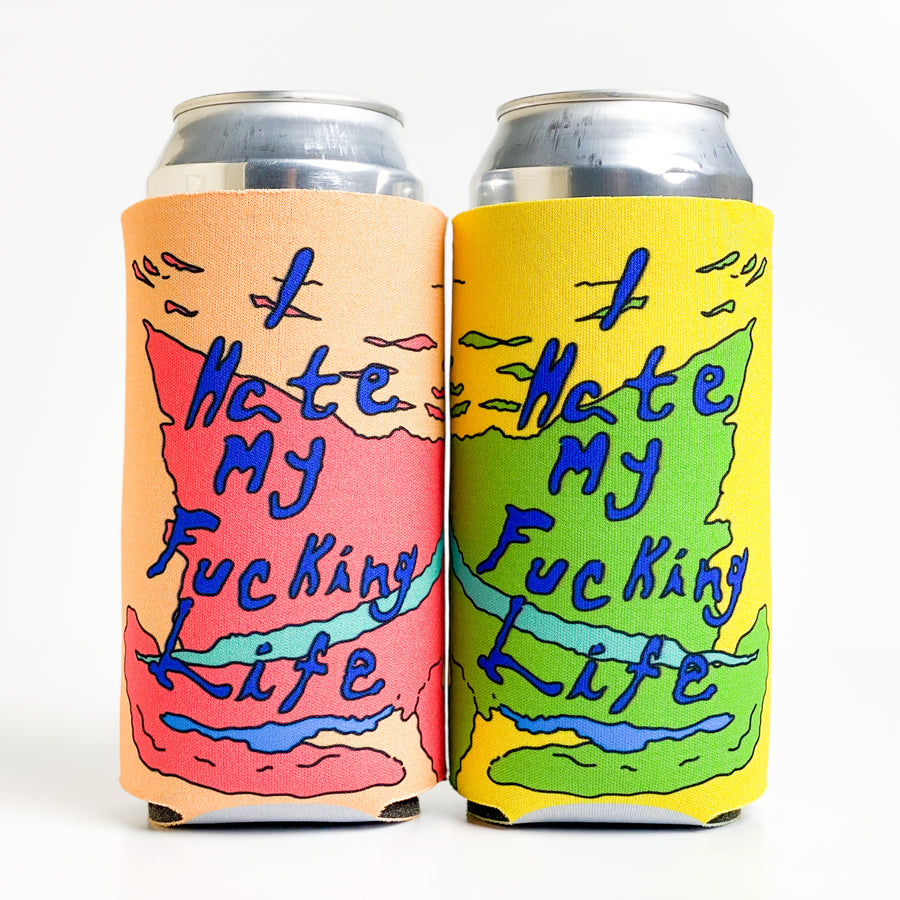 Hate My Life [2-Pack, Tallboy Koozies]